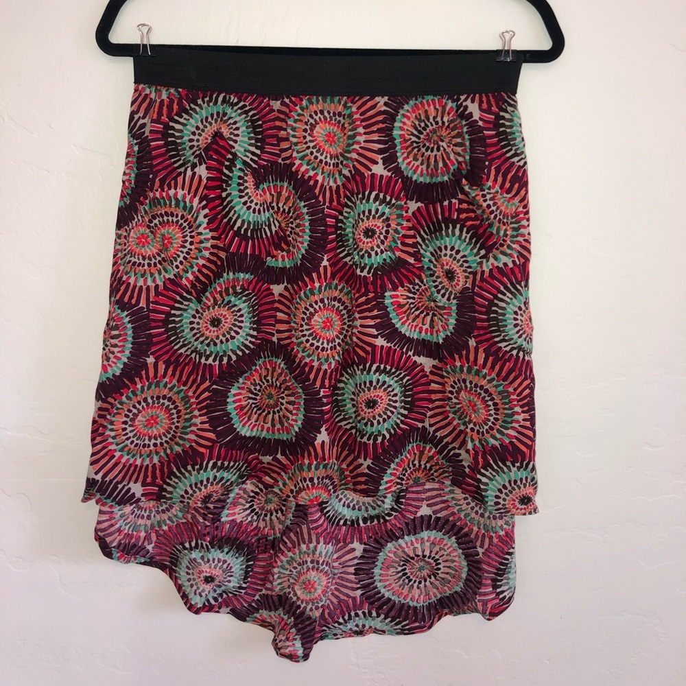 American Rag Colorful High Low Midi Skirt